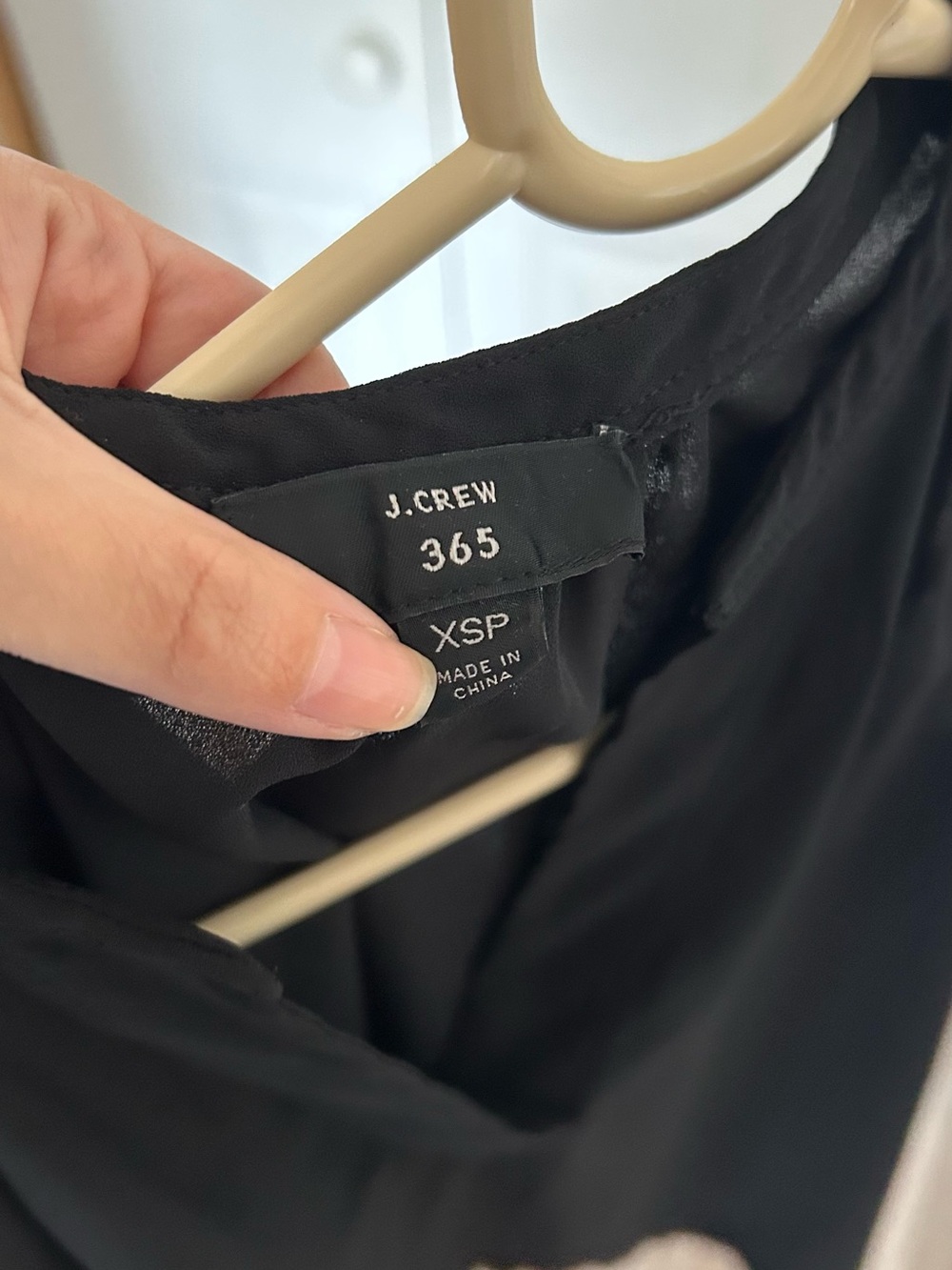 J. Crew 365 Black Blouse